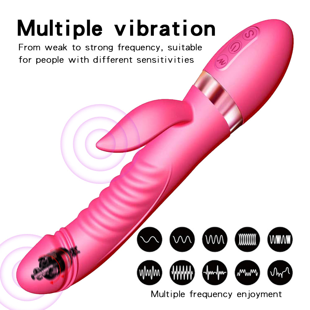 Female G-spot Vibrator, 2-in-1 Smart Heating Toy, Adult- Sex- Toys For Couples Clitoral