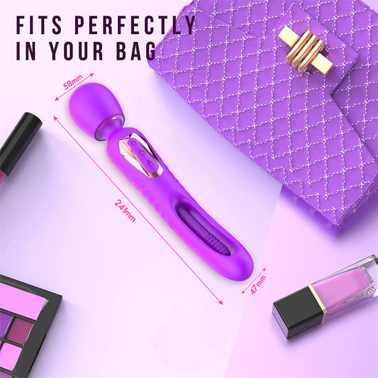 Adult Sex Toys Female Slap Vibrator, Couple Sex Toys With 7 Slap And 10 Vibration Modes, Female G-spot Clitoral Dildo