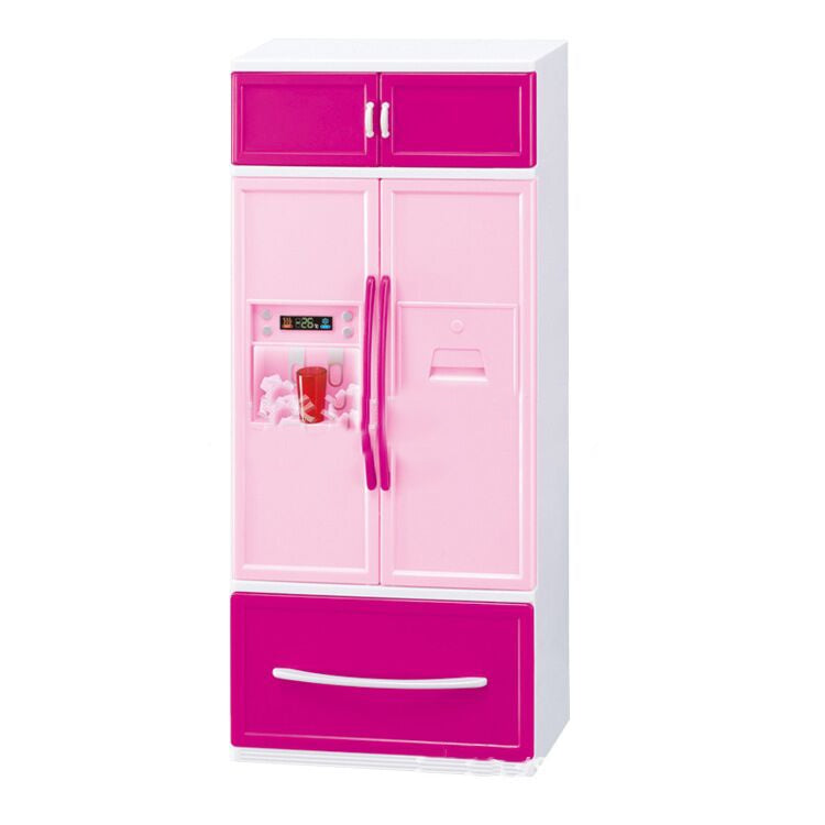 3-in-1 kids kitchen playset with lights, sounds, and utensils. Fun pretend kitchen cabinet toy in pink &amp; white, perfect for imaginative play and gifts