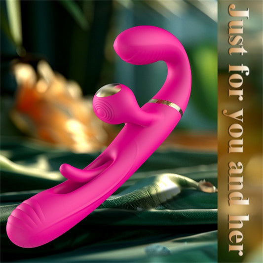 Vibrator Adult Sex Toys For Women Adult Toys G SpotVibrators With 9 Rubbing 10 Flapping & 10 Vibrating, Rabbit Dildo Clitoral Stimulator Rose Sex Toy For Women And Couple